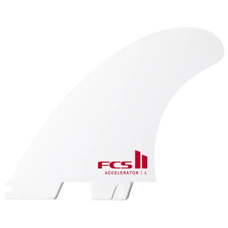 Fcs Ailerons Surf II Accelerator PC Tri Fins White Présentation