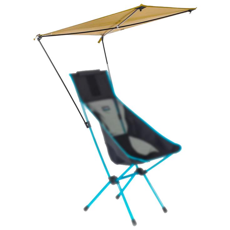 Helinox Siège camping Personal Shade Coyote Tan Black Présentation