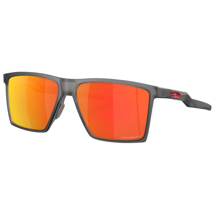 Oakley Lunettes de soleil Futurity Sun Satin Grey Smoke Prizm Ruby Polarized Présentation