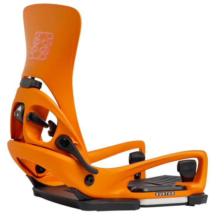 Burton Fix Snowboard Cartel X Step On Est Goldfish Orange Présentation