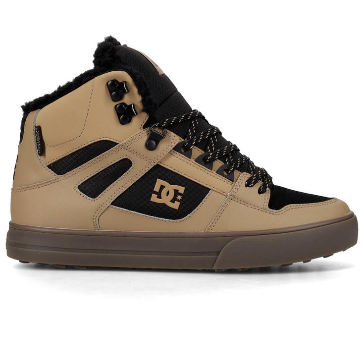 DC Chaussures après-ski Pure High Top WC WNT Tan Black Présentation