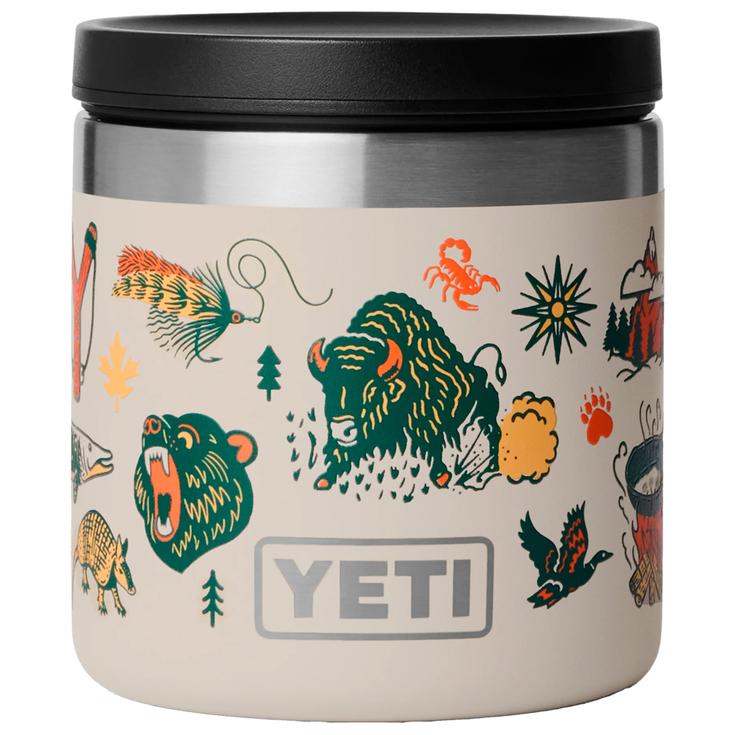 Yeti Popote Rambler Food Jar 8 Oz (237 ml) Cape Summer Camp Présentation