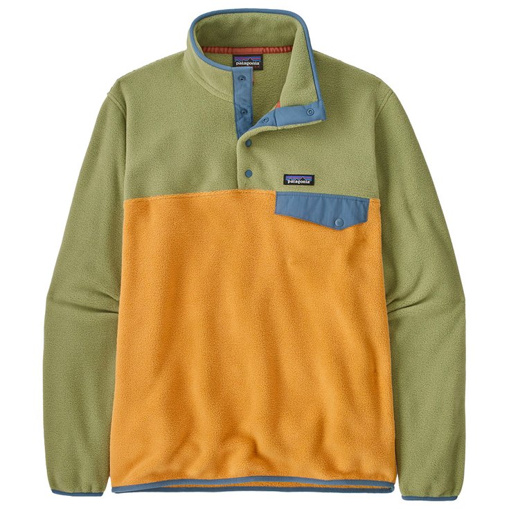 Patagonia Pull Lightweight Synchilla Snap-T Pufferfish Gold Présentation