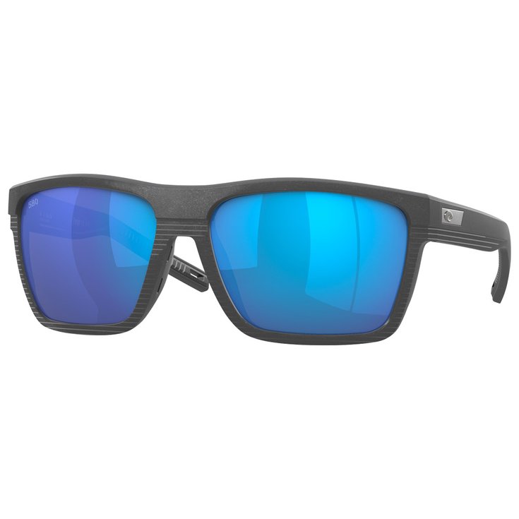 Costa Del Mar Lunettes de soleil Pargo Dark Gray Blue Mirror Polarized Présentation