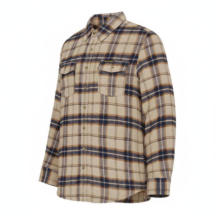 Picture Chemise Niley Shirt Wood Ash Plaid Présentation