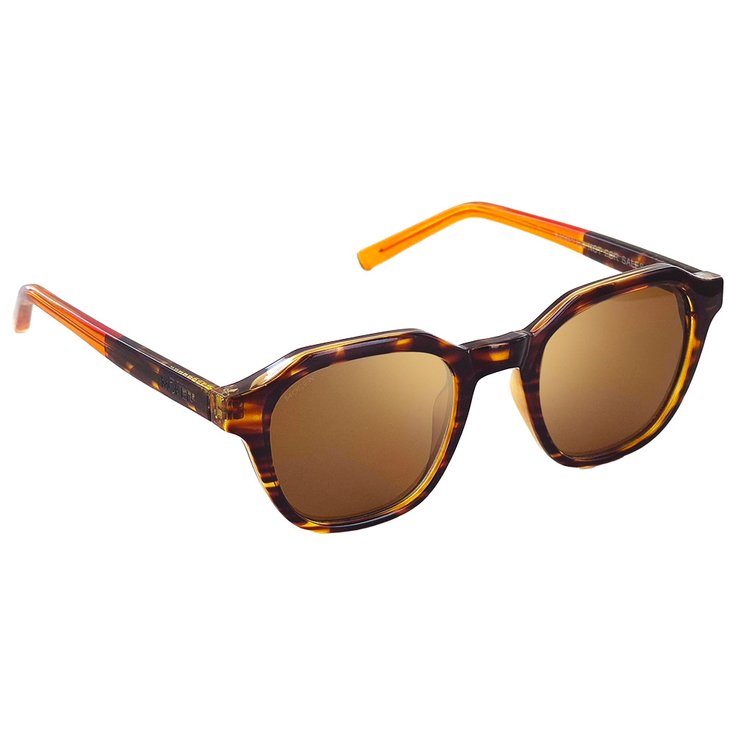 Moken Vision Lunettes de soleil Milton Tortoise Brown Polarized Présentation