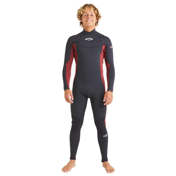 Billabong Combinaison Intégrale Absolute Natural 4/3 Chest Zip Burnt Henna Présentation