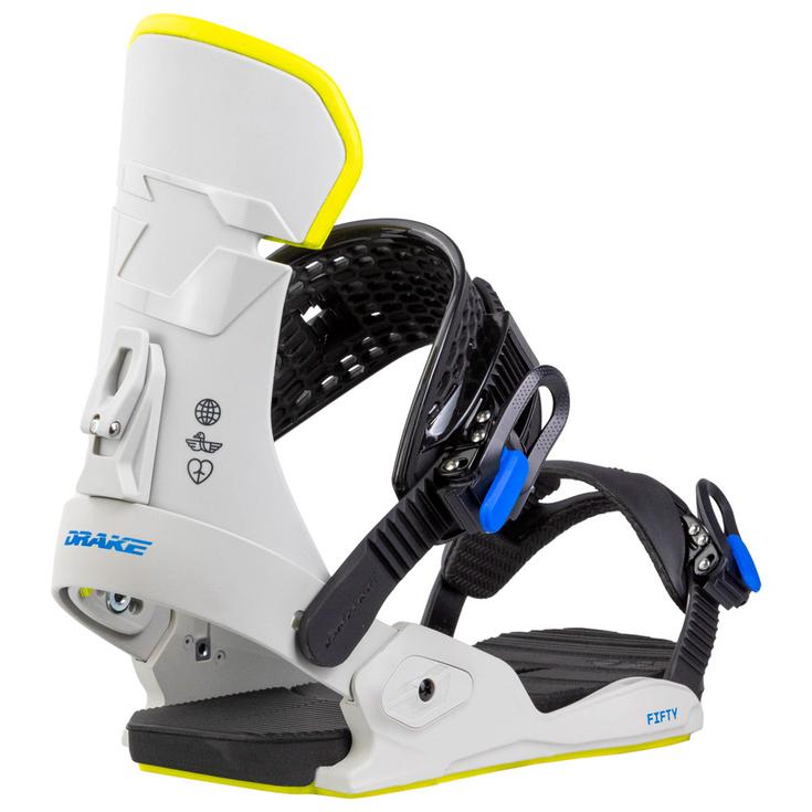 Drake Fix Snowboard Fifty Grey Lime Présentation