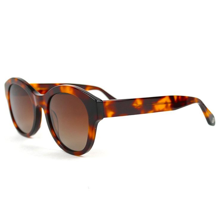 Binocle Eyewear Lunettes de soleil Sophia Shiny Tortoise Gradient Brown Polarized Présentation