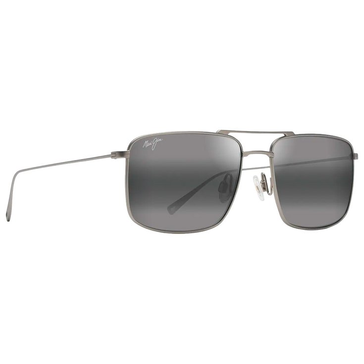 Lunettes de soleil Maui Jim Aeko Matte Titanium Gris Neutre