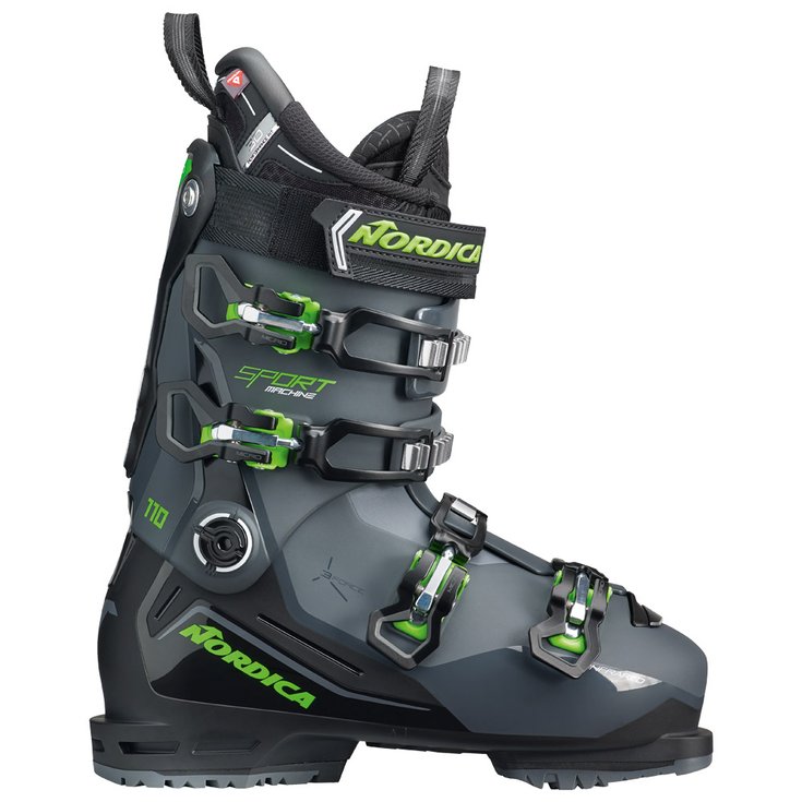 Nordica Chaussures de Ski Sportmachine 3 110 Gw Anthracite Black Green 