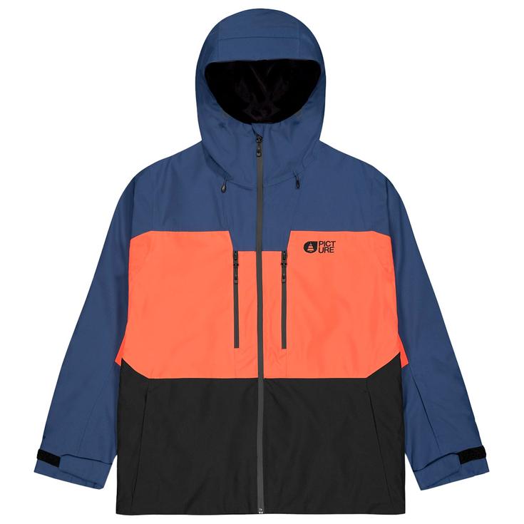 Picture Blouson Ski Object Patriot Blue Neon Flare Présentation