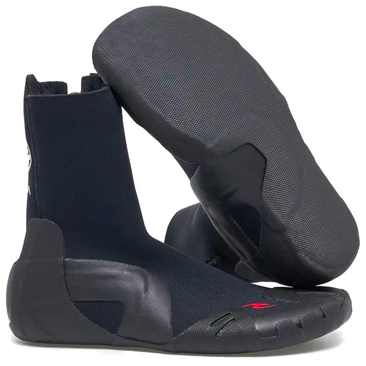 Rip Curl Bottillons néoprène Omega 5Mm Round Toe With Zip Black Présentation