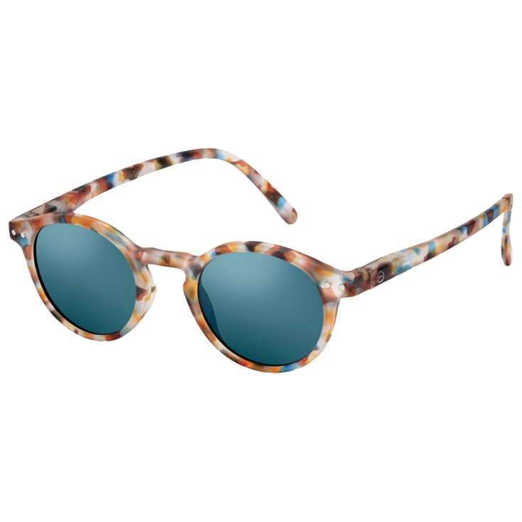Izipizi Lunettes de soleil Sun #H Blue Tortoise Soft Blue Mirror Présentation