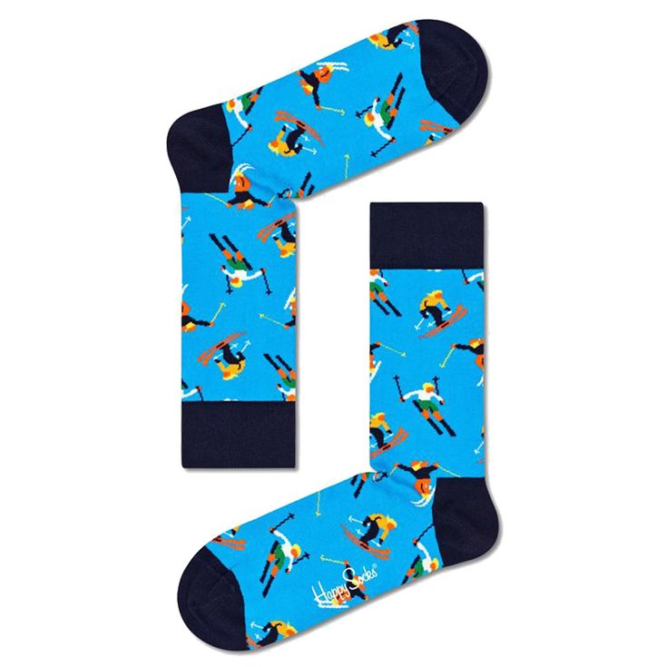 Happy Socks Chaussettes Skiing Bleu Présentation