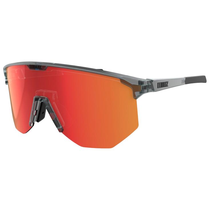 Bliz Lunettes de soleil Hero Transparent Dark Grey Brown Red Multi Présentation