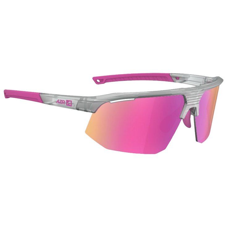 AZR Lunettes de soleil Arrow Rx Crystal Grise Vernie Rose Multicouche Rose Présentation