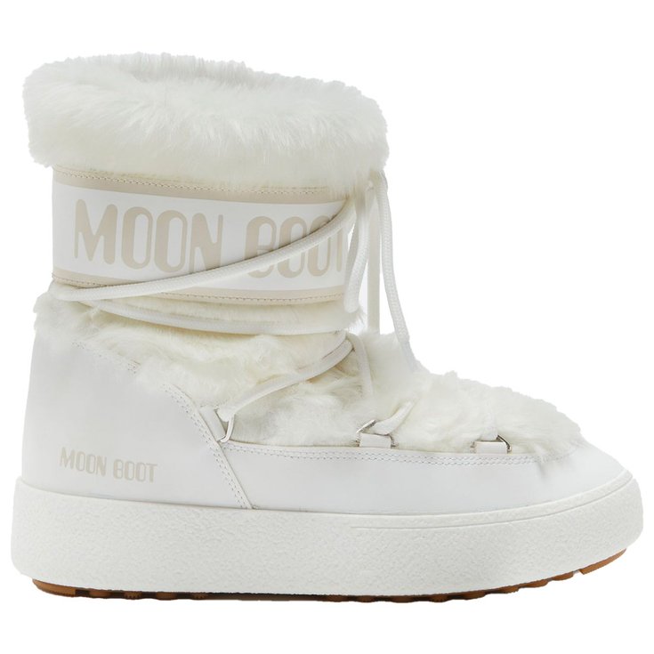 Moon Boot Chaussures après-ski Ltrack Faux Fur Wp White Présentation