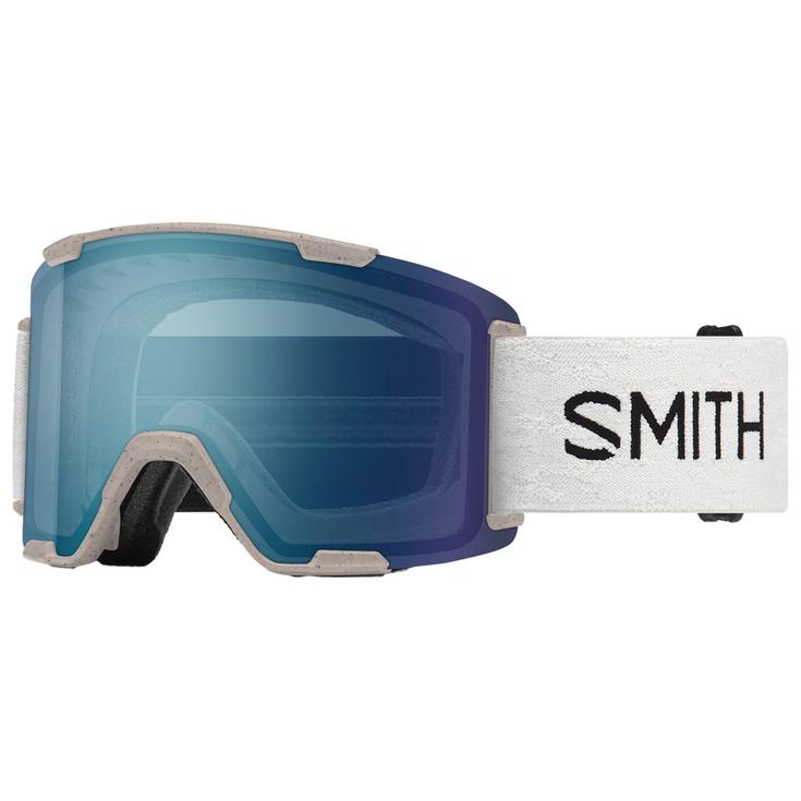 Smith Masque de Ski Stash XL Raw Htgt Undyed Chromapop Everyday Blue Mirror + Chromapop Storm Blue Sensor Mirror Présentation