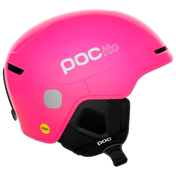 Poc Casque Pocito Obex Mips Fluorescent Pink Présentation
