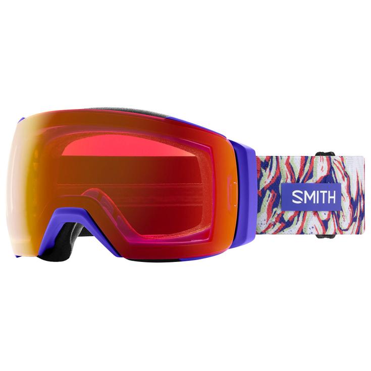 Smith Masque de Ski I/O Mag XL Ultraviolet Peaking Chromapop Pro Photochromic Red Mirror + Chromapop Storm Amber Présentation