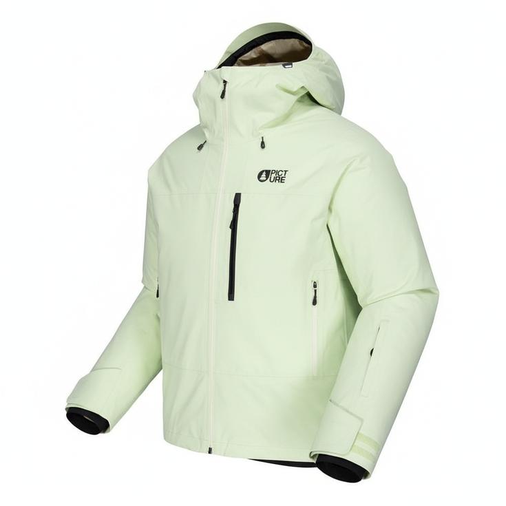 Picture Blouson Ski Sylva 3 Layers Lime Cream Présentation