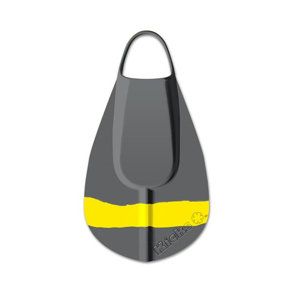 Dafin Palmes Bodyboard Kicks - Grey Yellow Détail 3