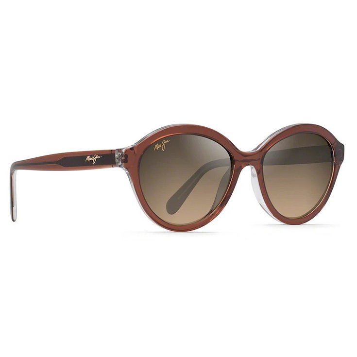 Maui Jim Lunettes de soleil Mariana brown With Crystal InteRIOR Superthin Glass Hcl Bronze Présentation
