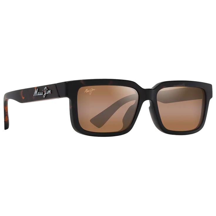 Maui Jim Lunettes de soleil Hiapo Asian Fit Matte Dark Havana Hcl Bronze MauiPure Présentation