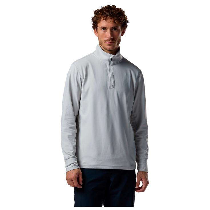 Rossignol Polaire Mid Layer Stretch Half Zip Light Grey Présentation