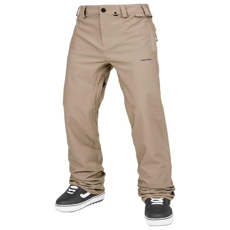 Volcom Pantalon Ski Freakin Snow Chino Chestnut Brown Présentation