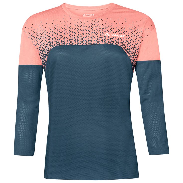Vaude Maillot VTT Women's Moab Ls T-Shirt V Dark Sea Présentation