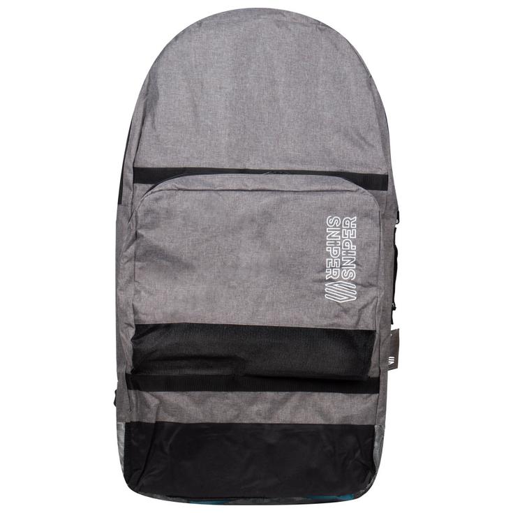 Sniper Housse de Bodyboard Single Deluxe Cover Heather Grey Black Présentation