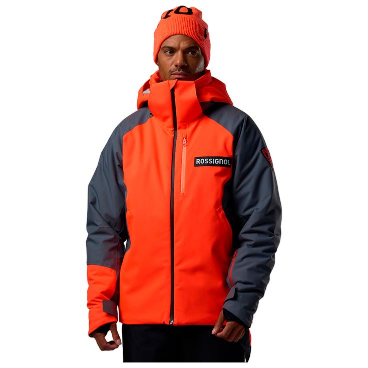 Rossignol Blouson Ski Hero Insulated Neon Red Présentation