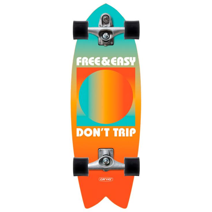 Carver Skateboards Surfskate Free & Easy Gradient Sun C7 Dos
