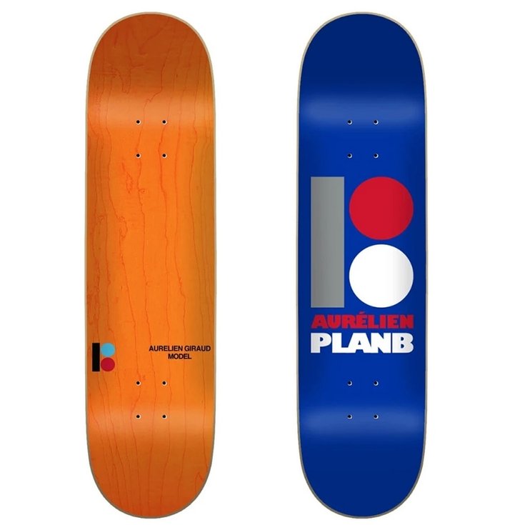 Plan B Skate Planche de Skateboard Plan B Aurélien Original - 8.25" - Sans 