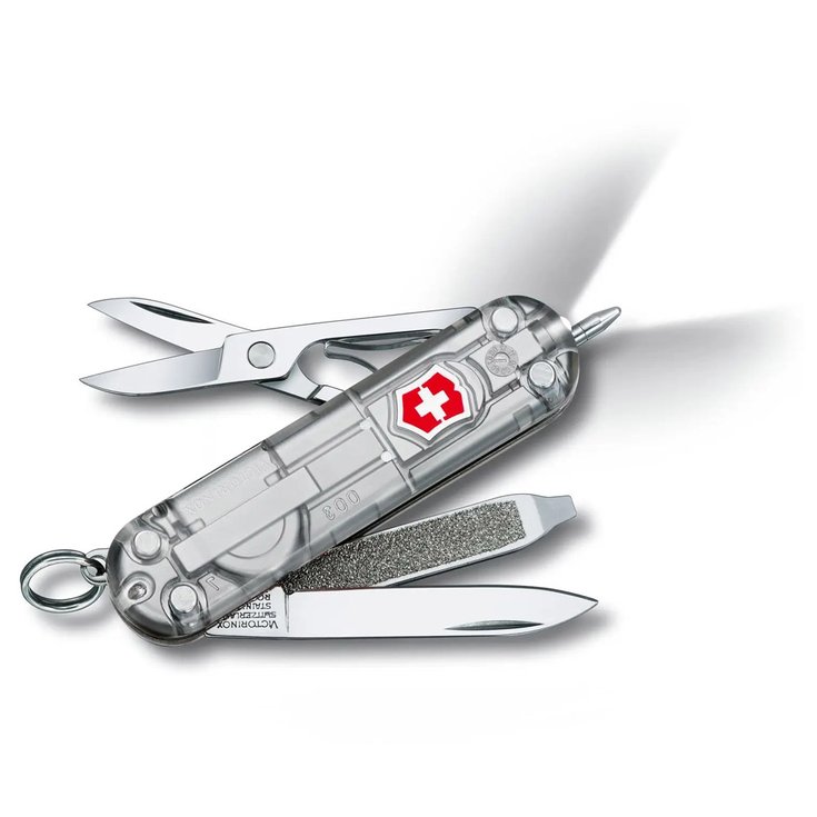 Victorinox Couteaux (couverts) Signature Lite Silvertech Grey Argent Translucide Présentation