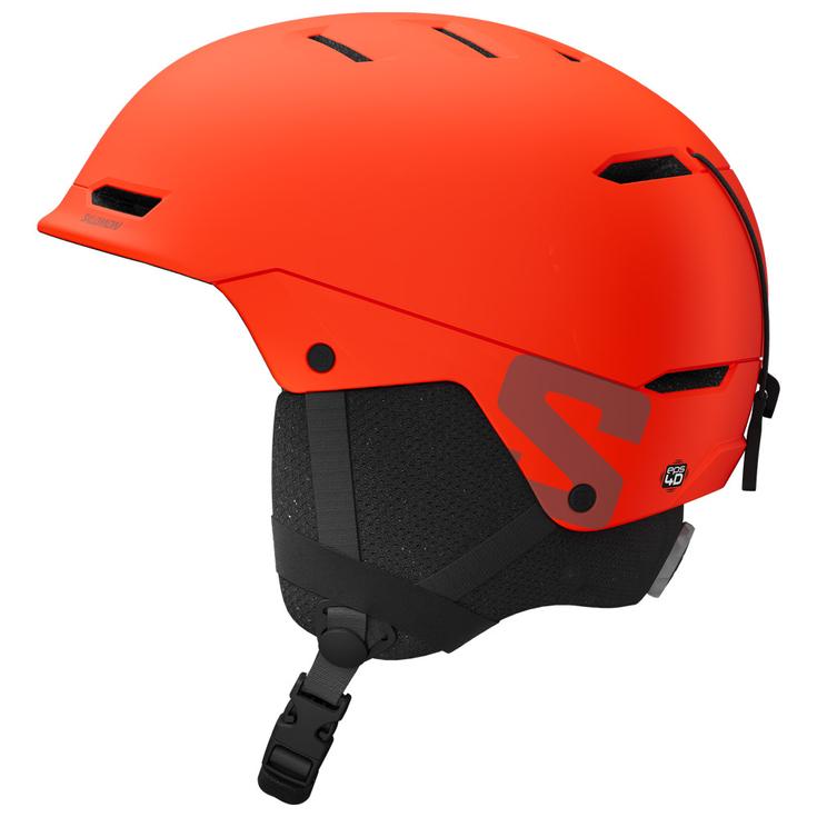 Salomon Casque Husk Jr Cherry Tomato Présentation