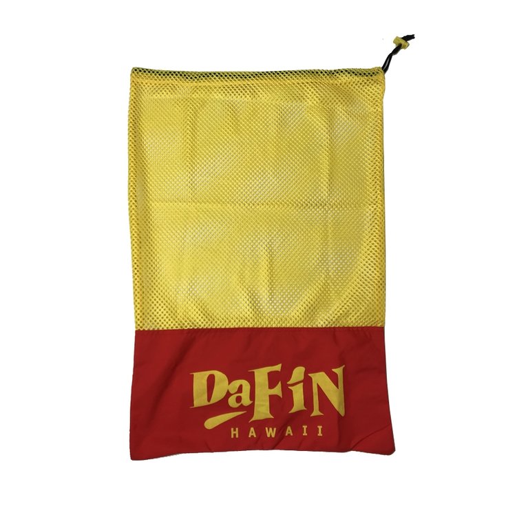 Dafin Palmes Bodyboard Sac de rangement en Mesh pour Palmes Red Yellow Profil