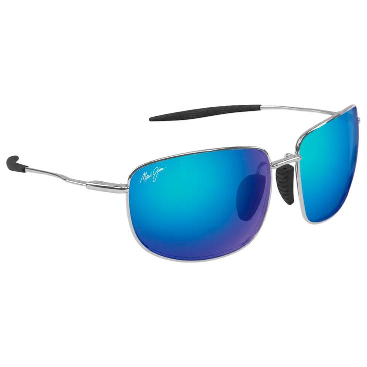 Maui Jim Lunettes de soleil Hookipa Ultra M Silver Maui Ultra Blue Hawaï Présentation