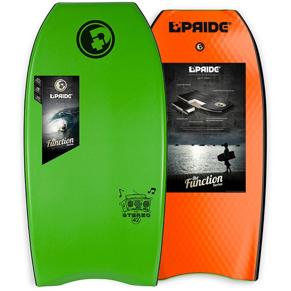 Pride Board de Bodyboard Stereo PE HD - Green Côté