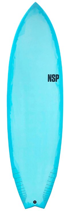 Nsp Board de Surf NSP Protech Fish Blue Tint Côté