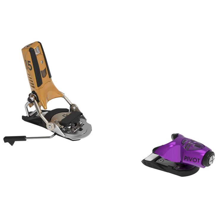 Look Fix Ski Pivot 2.0 15 Gw B95 Purple Gold Présentation