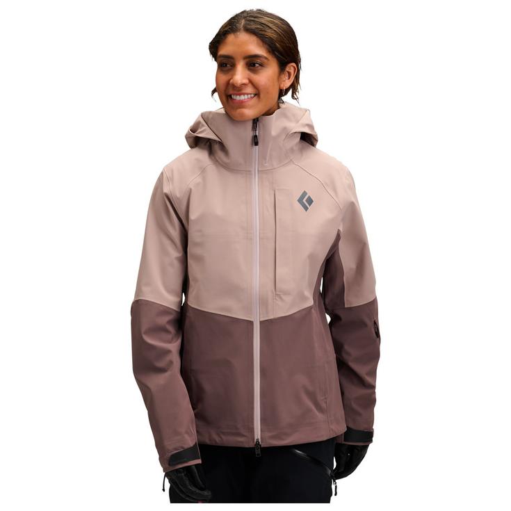 Black Diamond Blouson Ski W Recon Stretch Shell Pale Mauve Dark Mauve Présentation
