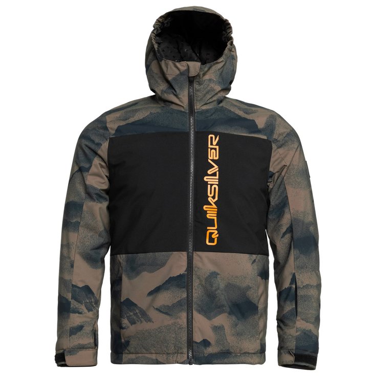 Quiksilver Blouson Ski Side Hit Youth Mountain Spray Cante Présentation