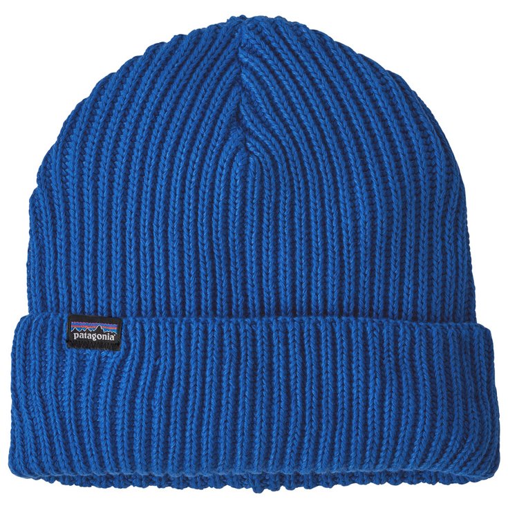 Patagonia Bonnet Fishermans Rolled Beanie Alpine Blue Présentation