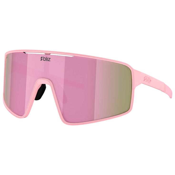 Bliz Lunettes de soleil P001S Matte Powder Pink Brown Rose Présentation