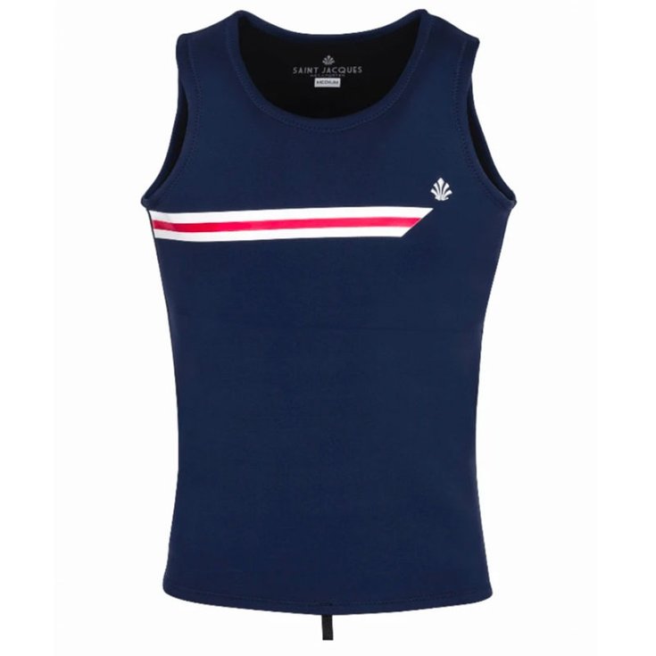 Saint-Jacques Top Manches Courtes Top Néoprène Marcel Tank 3mm Profil