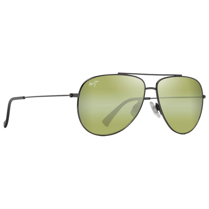 Maui Jim Lunettes de soleil Hauoli Ruthénium Foncé Brillant Maui Ht MauiPure Présentation