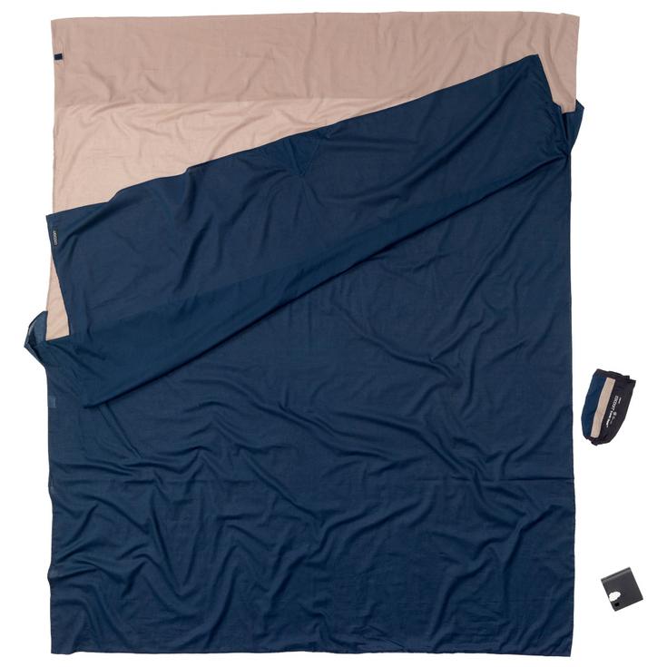 Cocoon Drap de sac Coton Egyptian Rectangulaire Double Khaki Tuareg Présentation